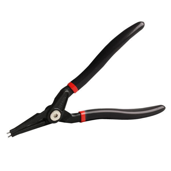 Pinza para anillos de retención con mango de vinil forjadas tipo externo ángulo de 0° Urrea - Ferrechingón