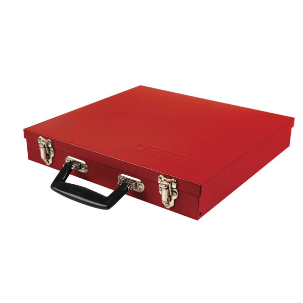 Caja metálica usos múltiples color rojo 12" x 11" x 2" Urrea - Ferrechingón