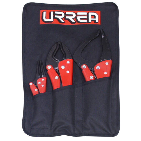 Juego de pinzas de presión, 3 piezas Urrea - Ferrechingón