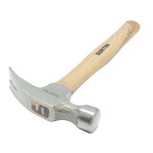 Martillo de uña recta con mango de madera de 14", 16 oz Surtek - Ferrechingón