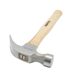 Martillo de uña curva con mango de madera de 13", 16 oz Surtek - Ferrechingón