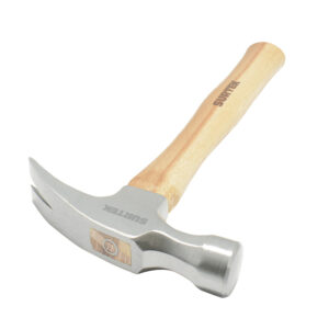 Martillo de uña recta pulido con mango de madera de 14", 20 oz Surtek - Ferrechingón