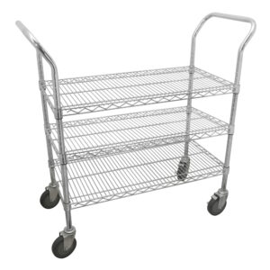 Carro utilitario de alambre 36" x 24" 3 niveles Urrea - Ferrechingón