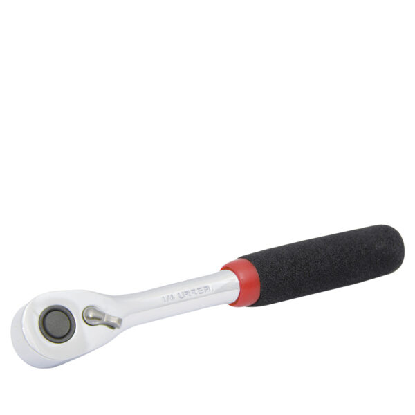 Matraca reversible para dado cuadro de 1/4" Rubber Grip, Quick Release Urrea - Ferrechingón