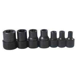 Juego de dados torx hembra cuadro de 1/4" y 3/8", 7 piezas Urrea - Ferrechingón