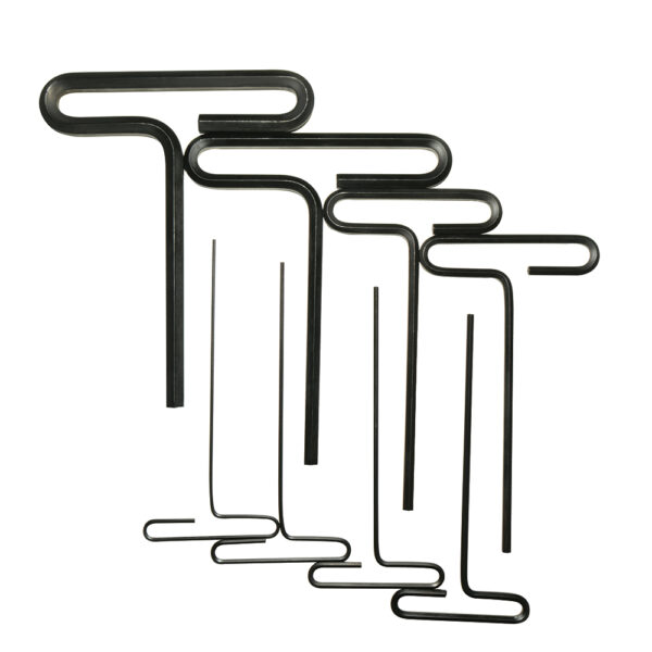 Juego de llaves hexagonales cortas tipo "T", métricas, 8 piezas Urrea - Ferrechingón