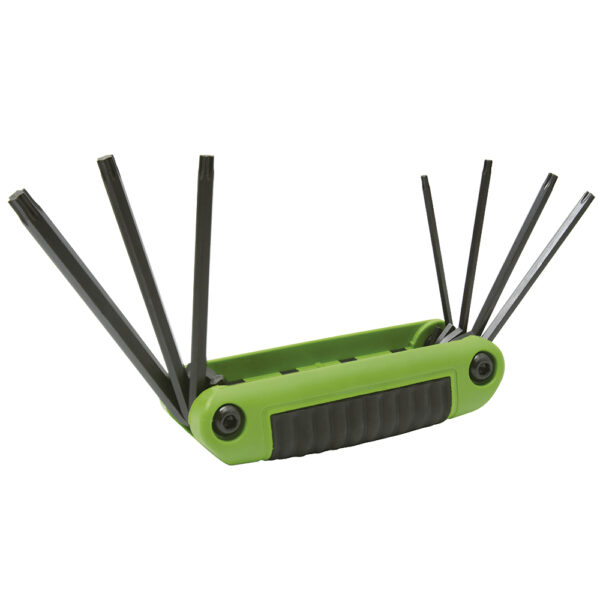 Juego de llaves hexagonales tipo navaja torx T10 a T40 estuche bimaterial, 7 pz Urrea - Ferrechingón