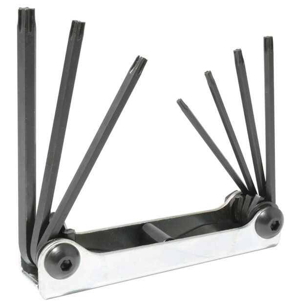 Juego de llaves hexagonales tipo navaja torx T10 a T40 estuche metálico, 7 pz Urrea - Ferrechingón