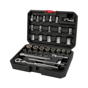 Juego de dados y accesorios cuadro de 3/8" combinado, 33 piezas Urrea - Ferrechingón