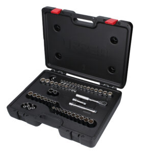 Juego de dados y accesorios cuadro de 3/8" combinado, 54 piezas Urrea - Ferrechingón