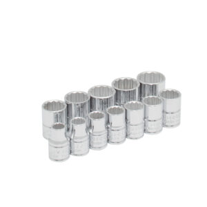 Juego de dados cuadro de 3/8", 12 puntas, métricos, 12 piezas Urrea - Ferrechingón