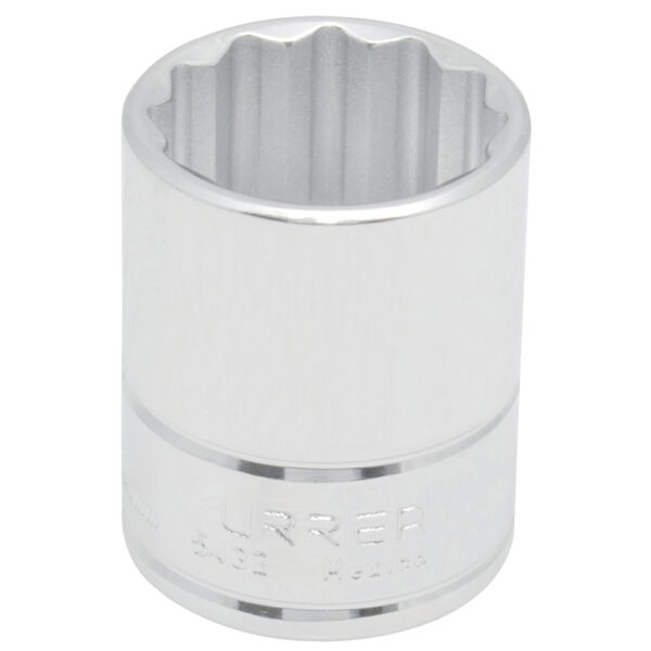 Dado cuadro de 1/2", 12 puntas, en pulgadas, 1-1/8" Urrea - Ferrechingón