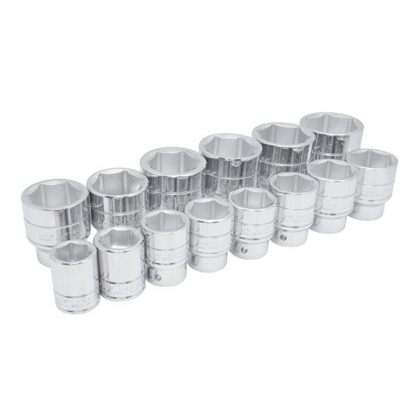 Juego de dados cuadro de 3/4", 12 puntas, en pulgadas, 14 piezas Urrea - Ferrechingón