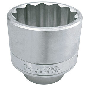 Dado cuadro de 1", 12 puntas, métrico, 75mm Urrea - Ferrechingón