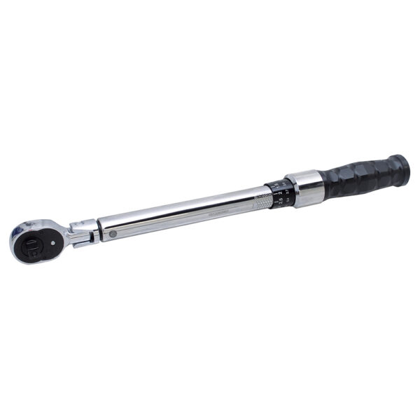 Torquímetro de trueno escala dual cabeza flexible cuadro de 3/8", 10-80 ft-lb Urrea - Ferrechingón