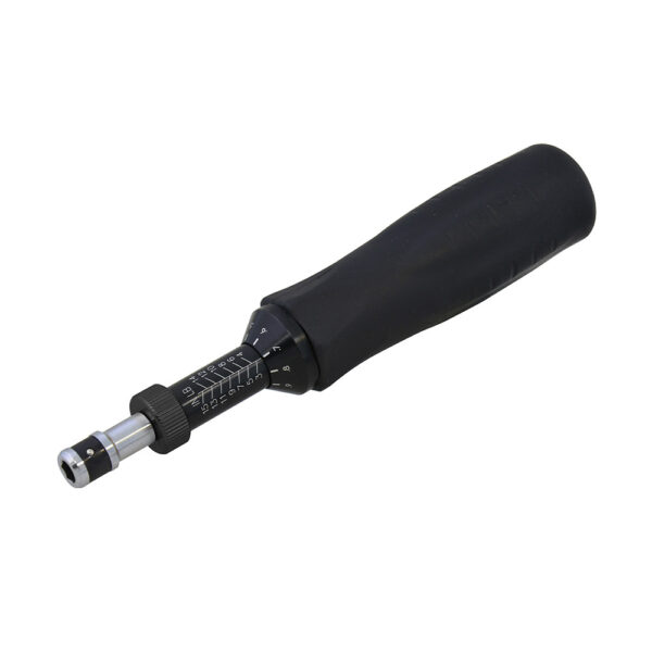 Destornillador de torque microajustable con mango plástico cuadro de 1/4", 10-50 in-lb Urrea - Ferrechingón