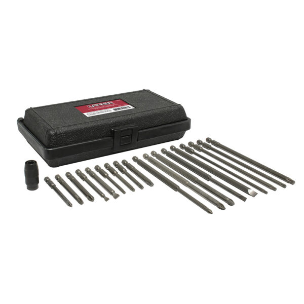 Juego de puntas de poder y adaptador rápido cuadro de 1/4" Quick release, 19 piezas Urrea - Ferrechingón