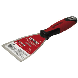 Espátula flexible de acero inoxidable con mango bimaterial 3" Urrea - Ferrechingón