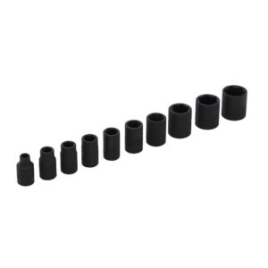 Juego de dados de impacto cuadro de 1/4", 6 puntas, en pulgadas, 10 piezas Urrea - Ferrechingón