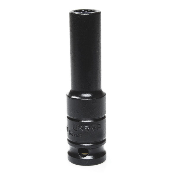 Dado de impacto largo cuadro de 1/2", 12 puntas, métrico, 11 mm Urrea - Ferrechingón