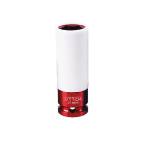 Dado de impacto métrico cuadro de 1/2" con protección Nylamid, 21 mm Urrea - Ferrechingón