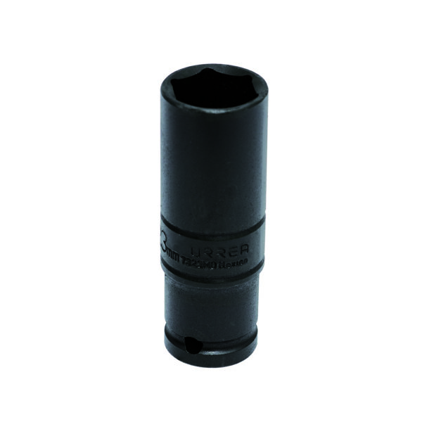 Dado de impacto largo pared delgada cuadro de 1/2", 6 puntas, métrico, 23 mm Urrea - Ferrechingón
