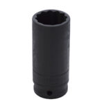 Dado de impacto largo cuadro de 1/2", 12 puntas, en pulgadas, 1-3/8" Urrea - Ferrechingón