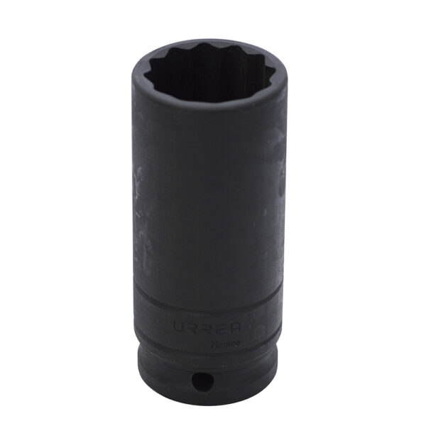 Dado de impacto largo cuadro de 1/2", 12 puntas, en pulgadas, 1-1/2" Urrea - Ferrechingón
