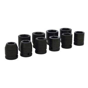Juego de dados de impacto cuadro de 3/4", 6 puntas, en pulgadas, 10 piezas Urrea - Ferrechingón