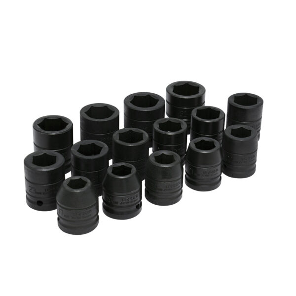 Juego de dados de impacto cuadro de 3/4", 6 puntas, métricos, 15 piezas Urrea - Ferrechingón