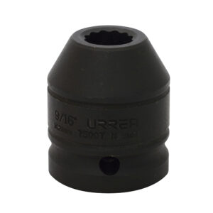 Dado de impacto cuadro de 3/4", 12 puntas, en pulgadas, 9/16" Urrea - Ferrechingón