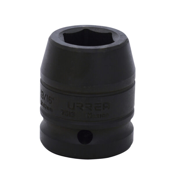 Dado de impacto cuadro de 3/4", 6 puntas, en pulgadas, 13/16" Urrea - Ferrechingón