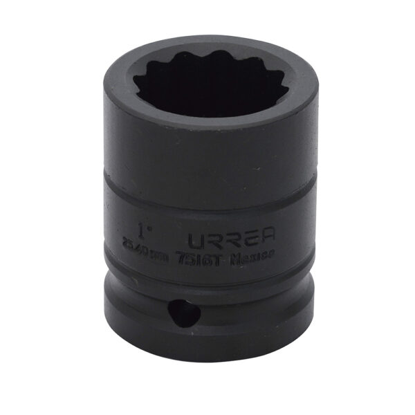 Dado de impacto cuadro de 3/4", 12 puntas, en pulgadas, 1" Urrea - Ferrechingón