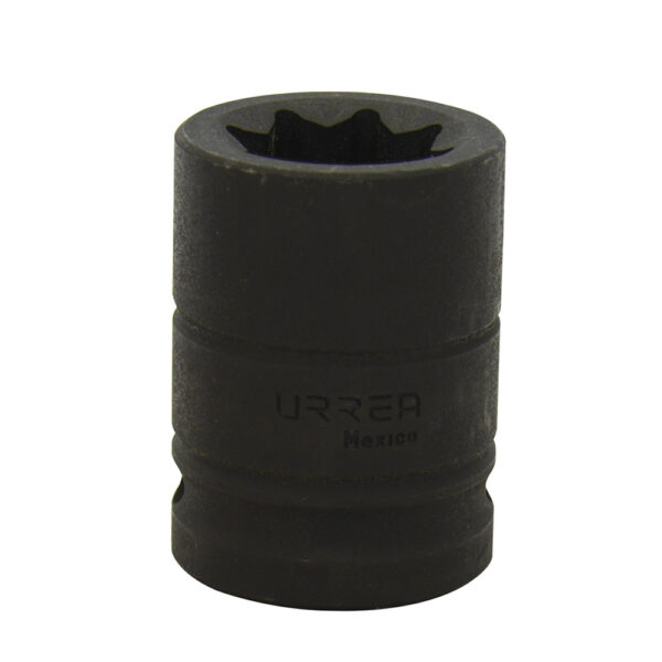 Dado de impacto cuadro de 3/4", 8 puntas, en pulgadas, 1-1/16" Urrea - Ferrechingón