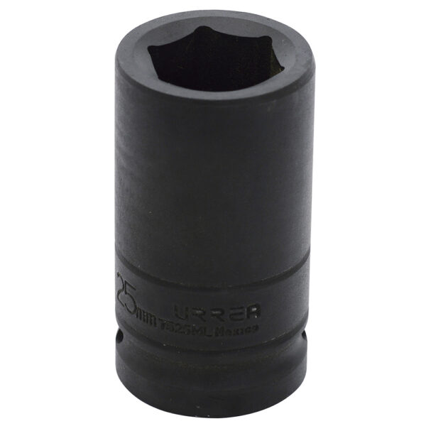 Dado de impacto largo cuadro de 3/4", 6 puntas, métrico, 25 mm Urrea - Ferrechingón
