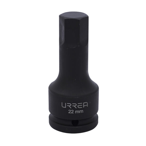 Dado de impacto con punta hexagonal cuadro de 3/4", métrico, 22 mm Urrea - Ferrechingón