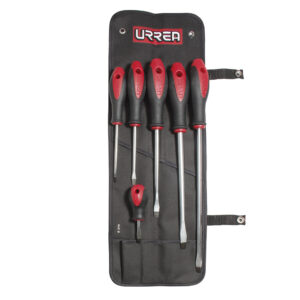 Juego de destornilladores con mango bimaterial combinados, 6 piezas Urrea - Ferrechingón