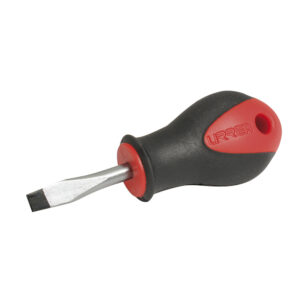 Destornillador con mango bimaterial, punta plana tipo trompo barra redonda 1/4" x 1-1/2" Urrea - Ferrechingón