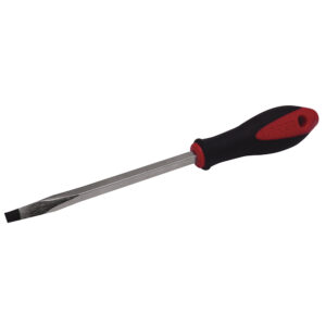 Destornillador con mango bimaterial, punta plana barra cuadrada 3/8" x 8" Urrea - Ferrechingón