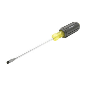 Destornillador con mango cushion grip, punta plana barra redonda 3/8" x 8" Urrea - Ferrechingón