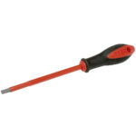 Destornillador con mango bimaterial 1000 V, punta plana 5/32" x 4" Urrea - Ferrechingón