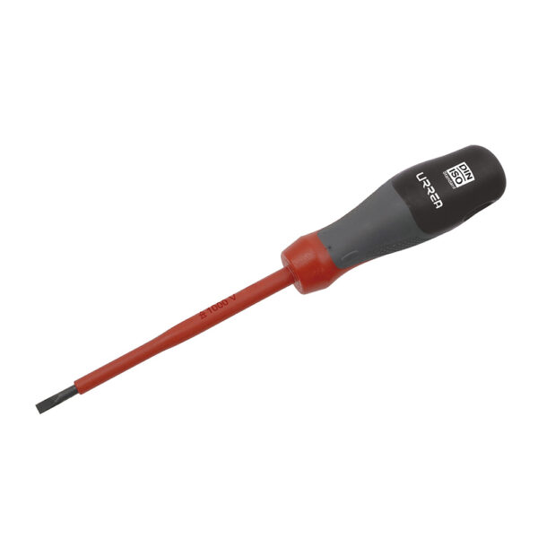 Destornillador con mango trimaterial 1000 V, punta plana 5/32" x 4" Urrea - Ferrechingón