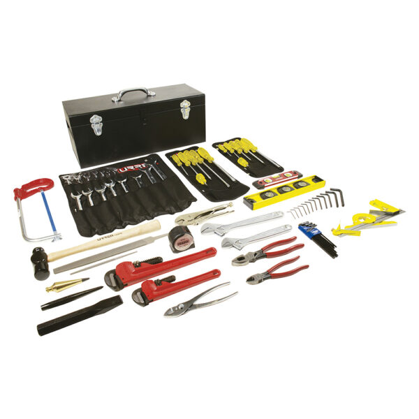 Juego básico industrial para instrumentista de montaje en pulgadas, 68 piezas caja D7C20 Urrea - Ferrechingón