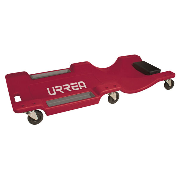 Cama para mecánico plástica, 6 ruedas giratorias, 36" Urrea - Ferrechingón