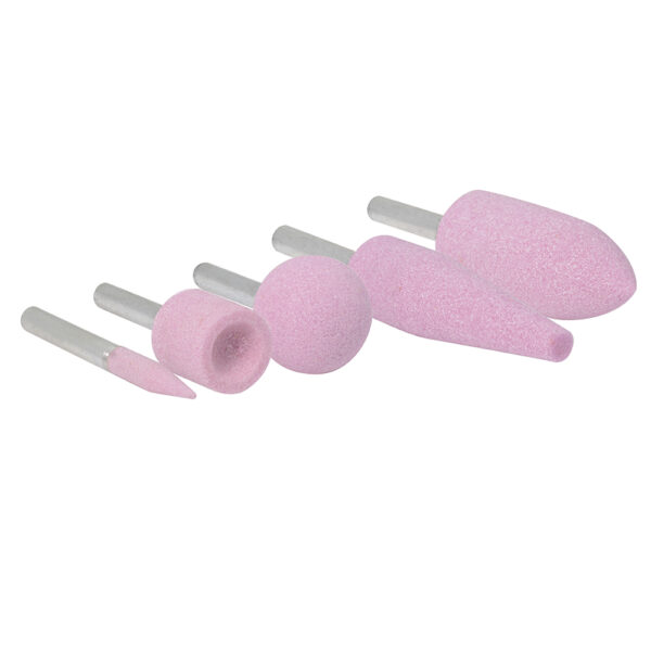 Juego de puntas montadas óxido de aluminio rosas tipo A, 5 piezas Urrea - Ferrechingón
