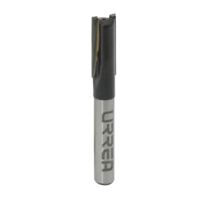 Broca para router de acero recta de 2 filos 1/4" zanco de 1/4" Urrea - Ferrechingón