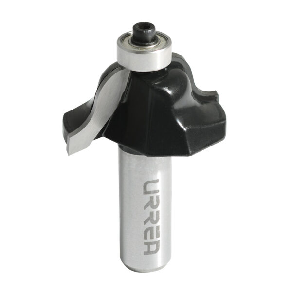 Broca para router de acero romana con balero 1-3/8" zanco de 1/4" Urrea - Ferrechingón