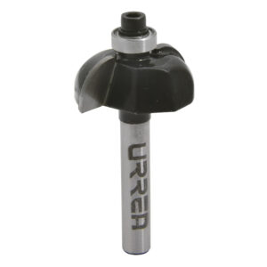 Broca para router de acero bocel cuarto con balero 1-1/8" zanco de 1/4" Urrea - Ferrechingón
