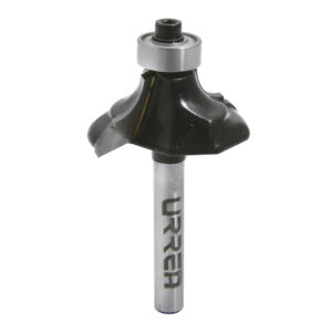 Broca para router de acero clásica con balero 1-3/8" zanco de 1/4" Urrea - Ferrechingón