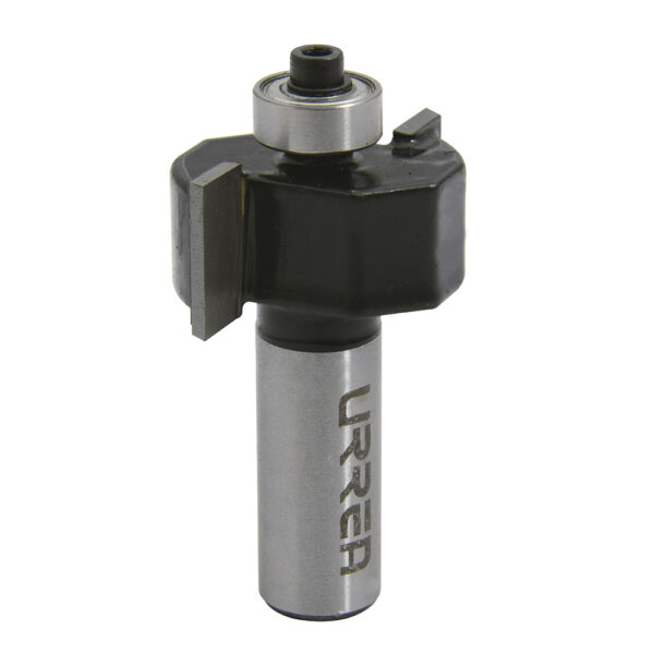 Broca para router de acero rebajadora con balero 1-1/4" zanco de 1/4" Urrea - Ferrechingón